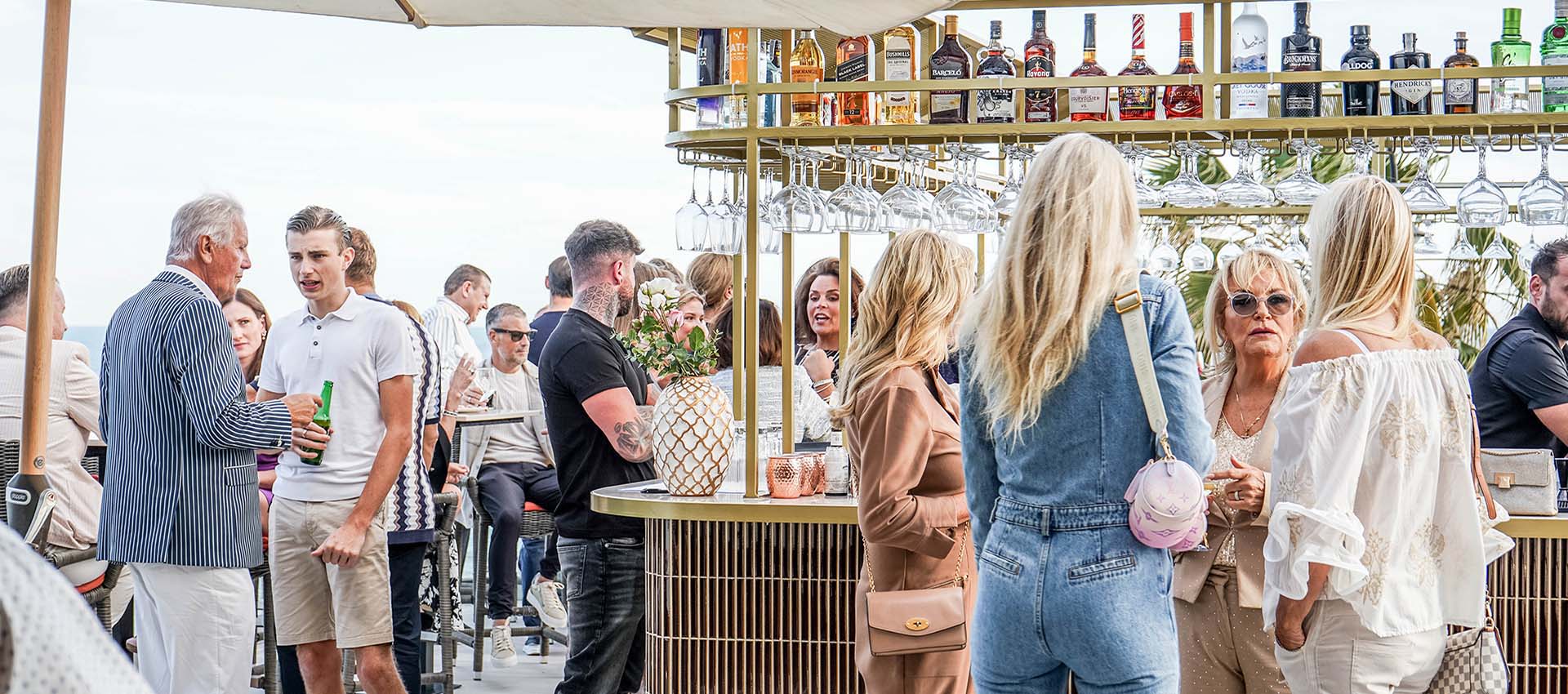 exclusive rooftop bar experience on the Costa del Sol